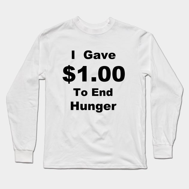 Charity Shaming Long Sleeve T-Shirt by Clobberbox